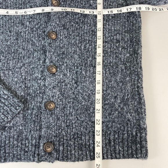 Old Navy Grandpa Cardigan Gray Button Front Size Small - Picture 8 of 11